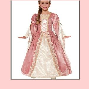 Victorian rose princess dress costume